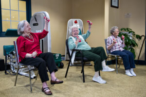 Group of Woman Exercising Together