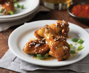 Chicken Wings on a Plate